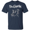 Image of "Dia De Los Muertos" Dancing Mariachi Skeletons Tee Shirt