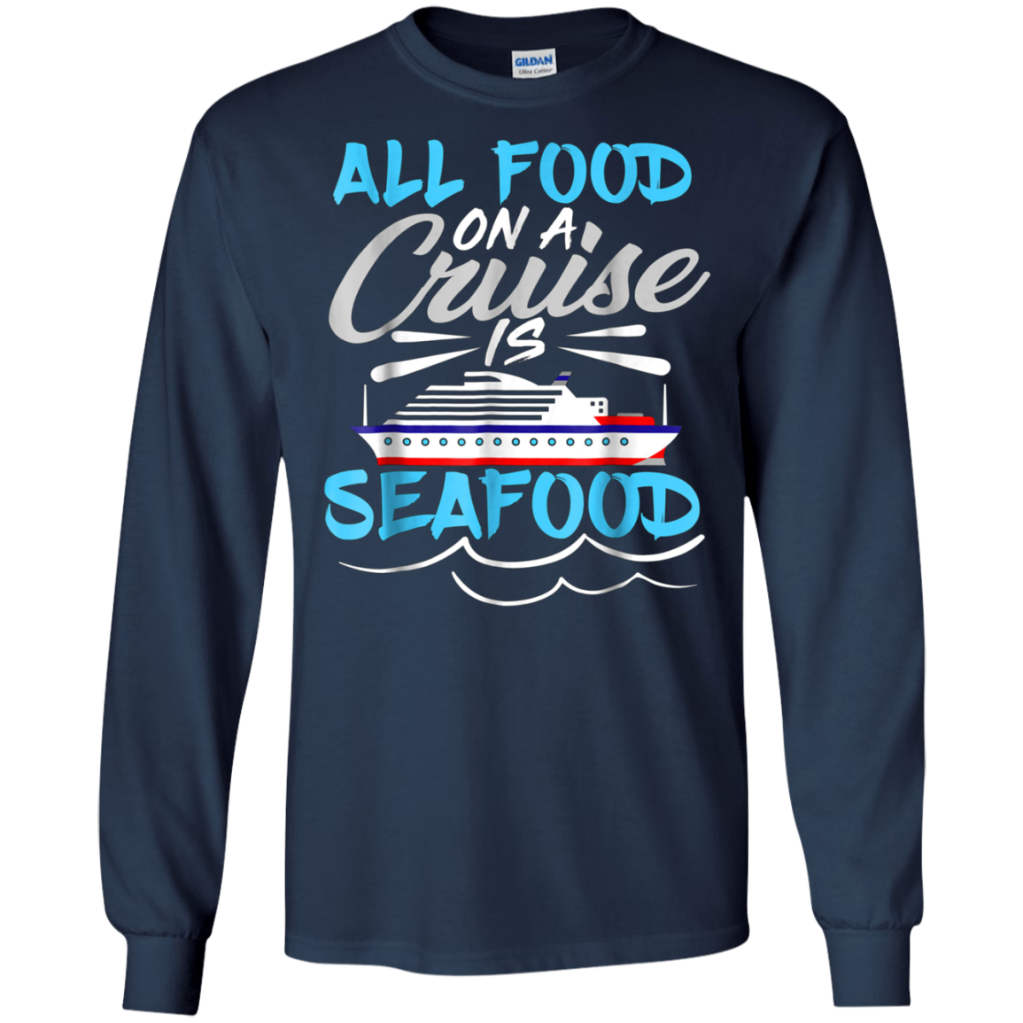 All Food On A Cruise Is Seafood Pink Shirts For Men Women
