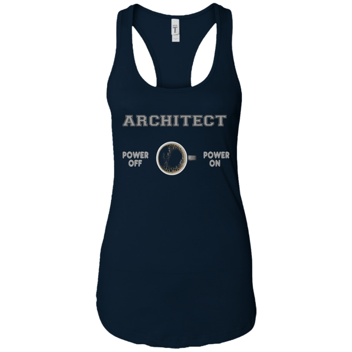Architect T-shirt - Architect Powered By Coffee - Funny Gift