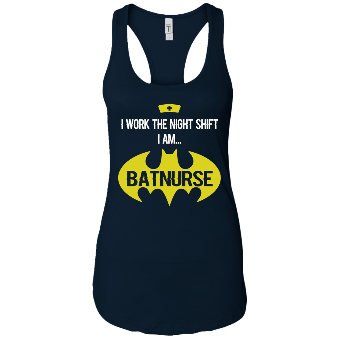 Adult Nurse T-Shirt Am Bat Nurse I Work The Night Shift Shirt