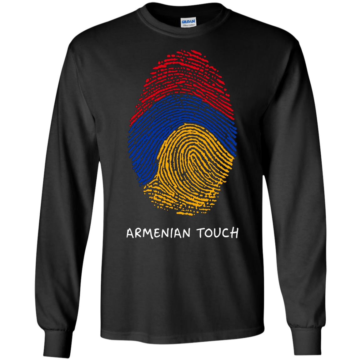 Armenian Flag Fingerprint T-shirt Armenia Flag Shirt