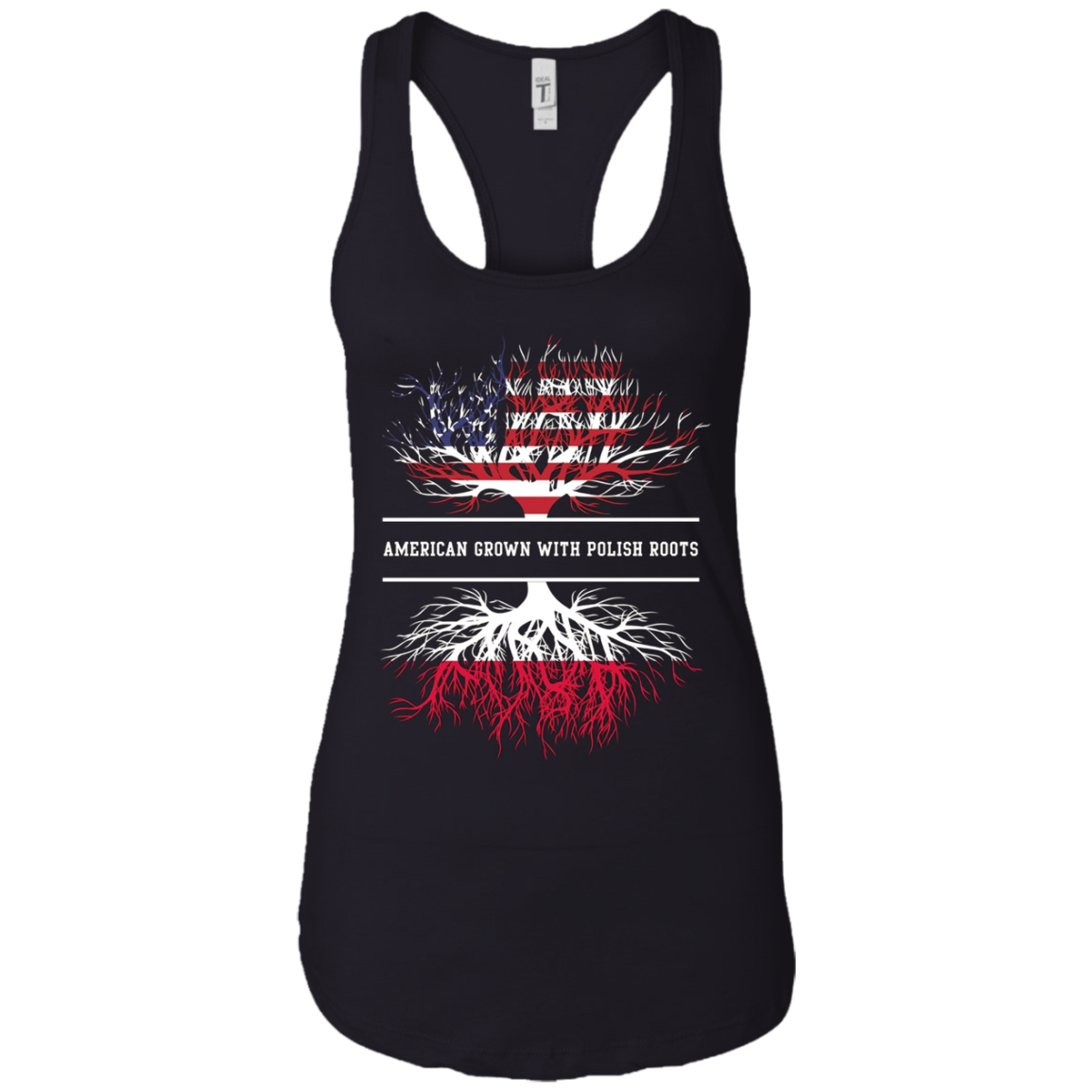 American Grown With Polish Roots T-Shirt Poland Tee