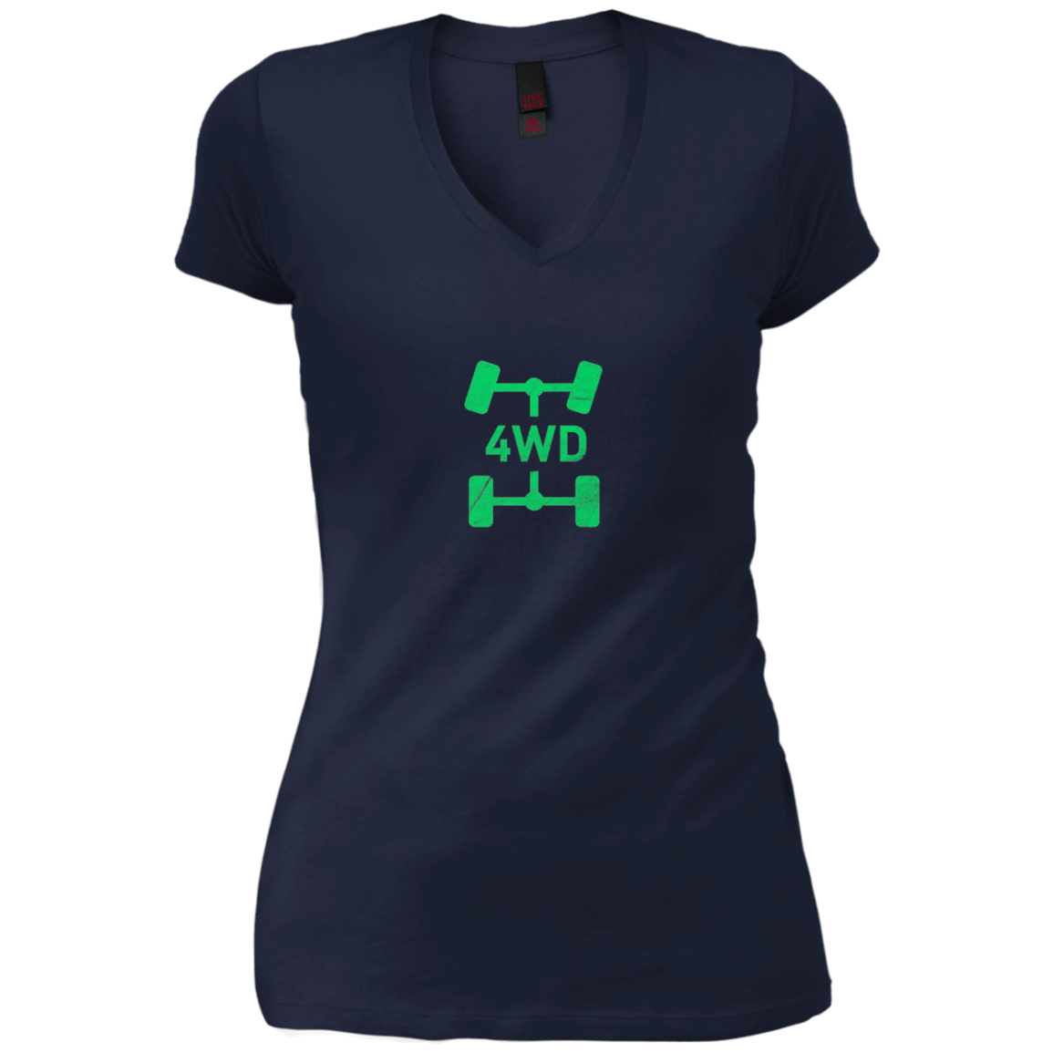 4WD Retro Long Sleeve T-Shirt Offroad Overland 4x4 Green