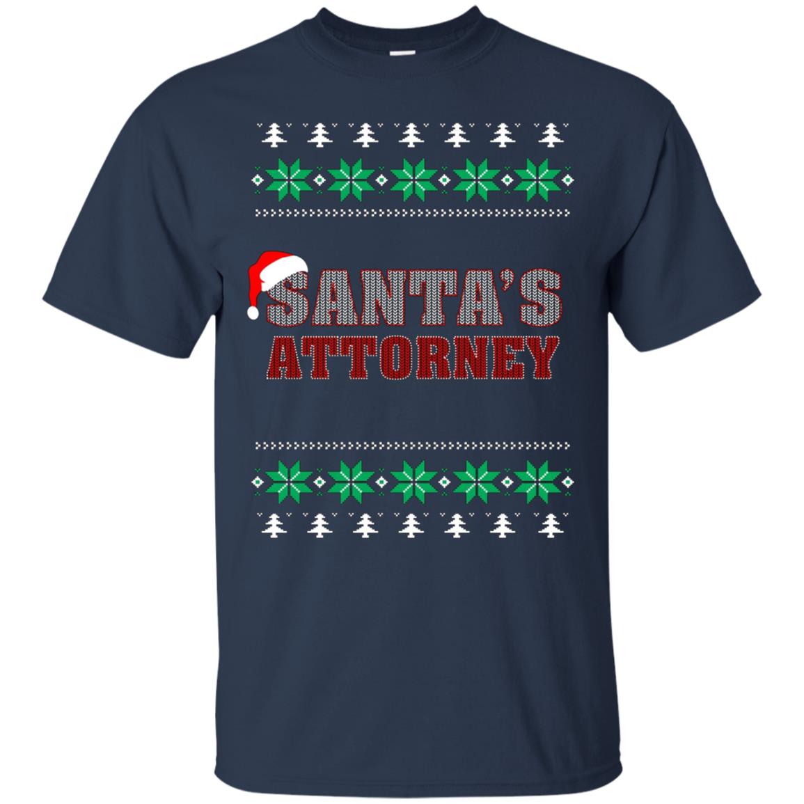 Santa's Attorney TShirt-Funny Ugly Christmas Sweater Tee