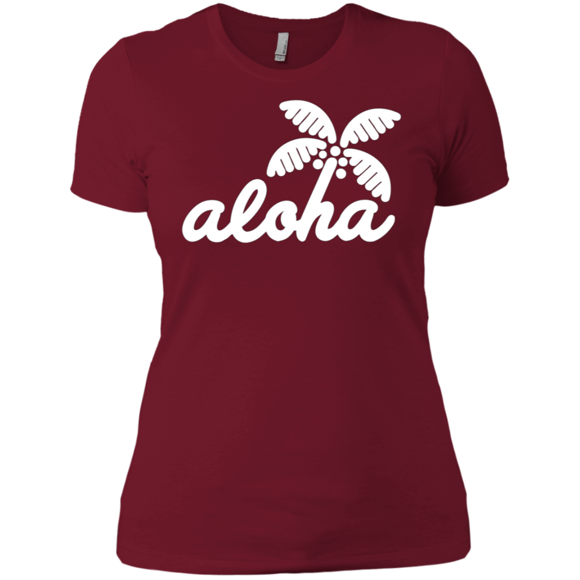 Aloha Palm Tree Simple Long Sleeve T-shirt