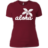 Image of Aloha Palm Tree Simple Long Sleeve T-shirt