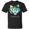 Image of Artist & Art Teacher Shirt: Picatsso, Funny Abstract Cat Art