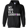 Image of Alzheimer's Awareness T-Shirt For Wife Purple Ribbon Tee