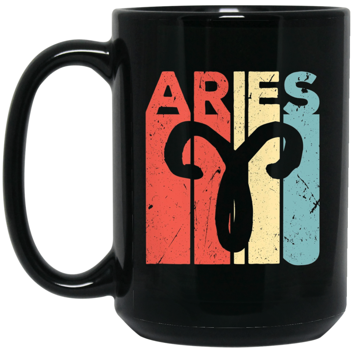 Aries Zodiac Star Sign Vintage Unisex Standard T Shirt