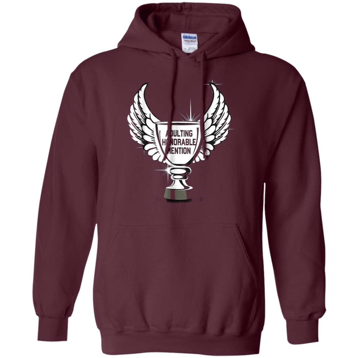 Adulting Honorable Mention Funny Trophy Graphic T-Shirt