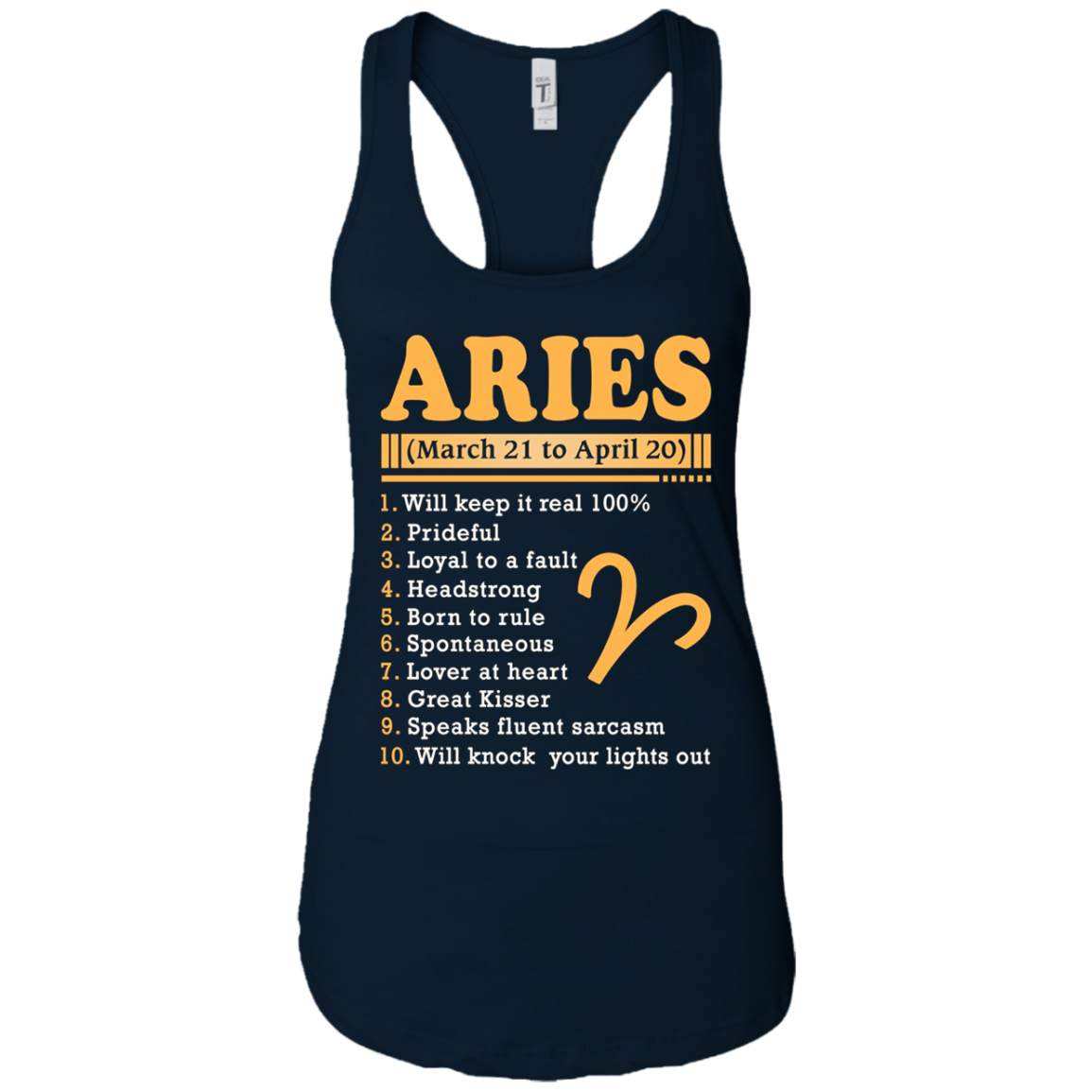 Aries March 21 To April 20 Zodiac T Shirt