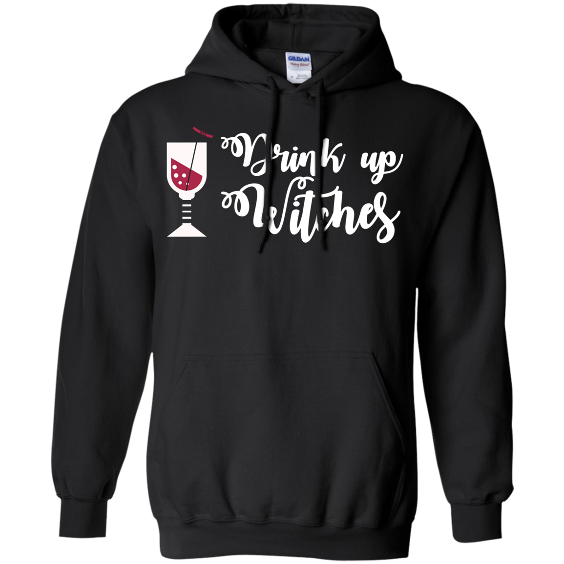 Funny Halloween Wine Lovers Shirt Women Drink Up Witches Tee