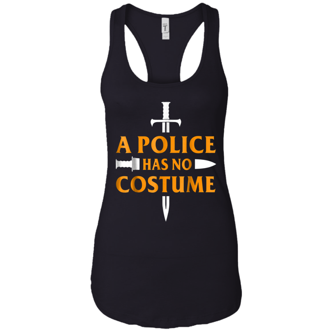 A Police Has No Costume Funny Halloween T-Shirt