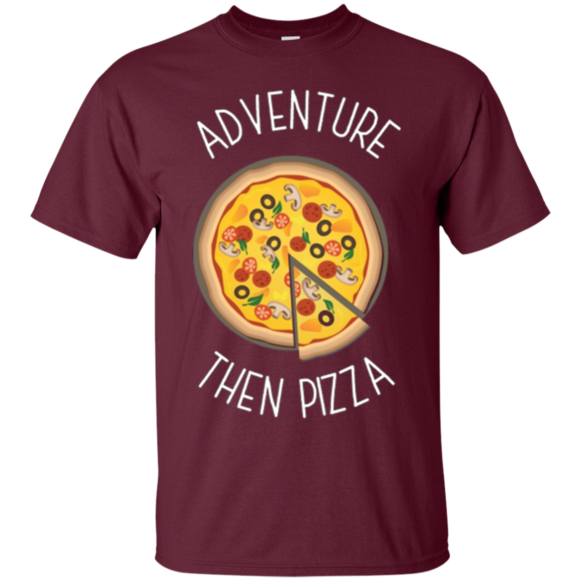 Adventure Then Pizza T-Shirt