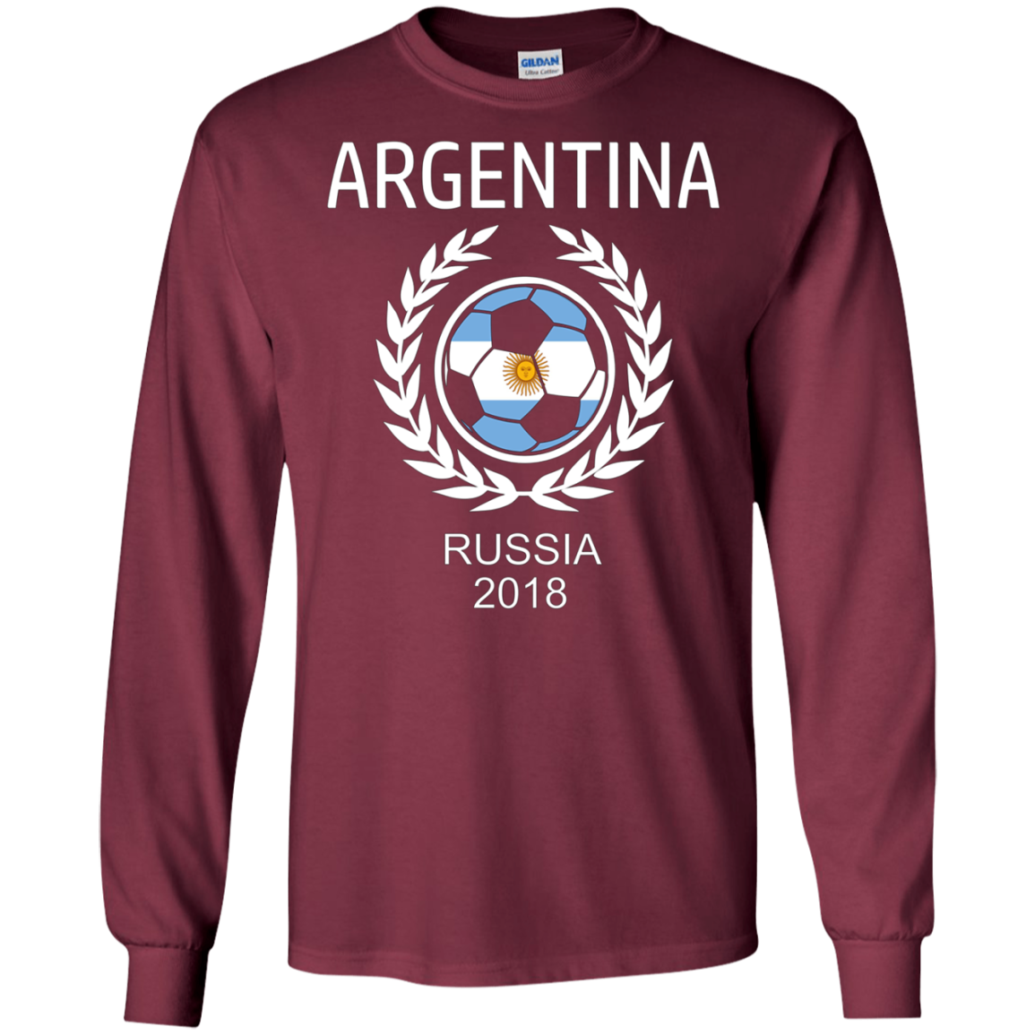Argentina Soccer Team Russia 2018 T Shirt Football Fan