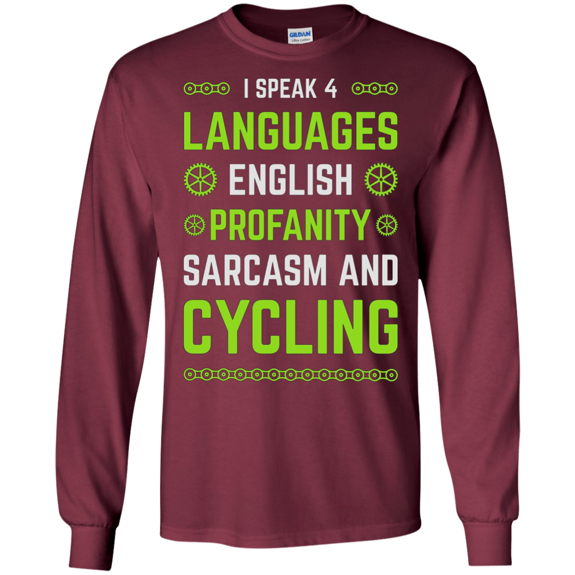 Sarcastic Bicycle Cycling Novelty T-shirt Passionate Cyclist