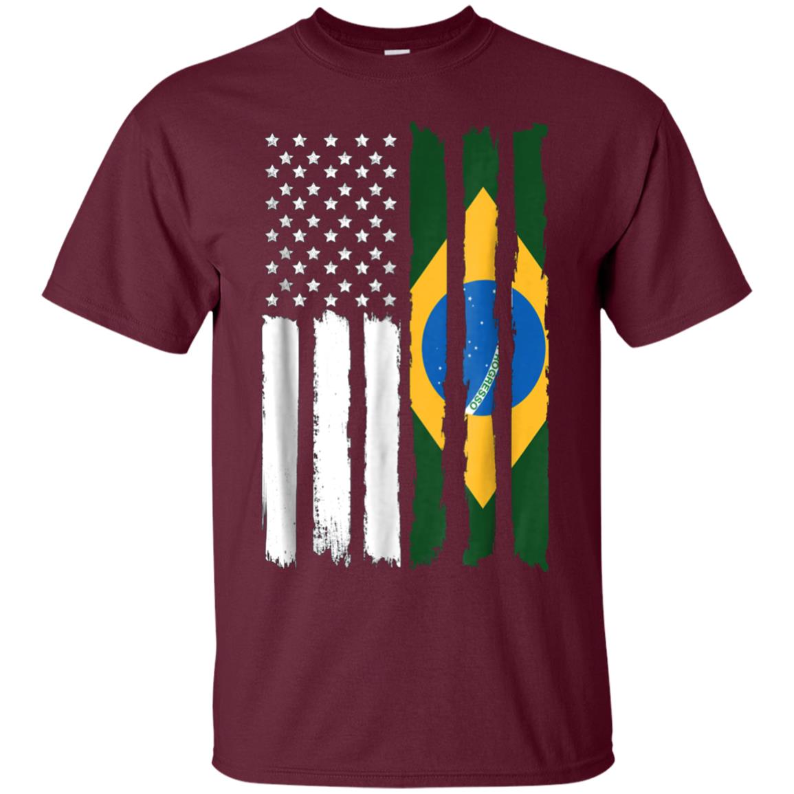 American Brazil Patriotic Flag T-shirt