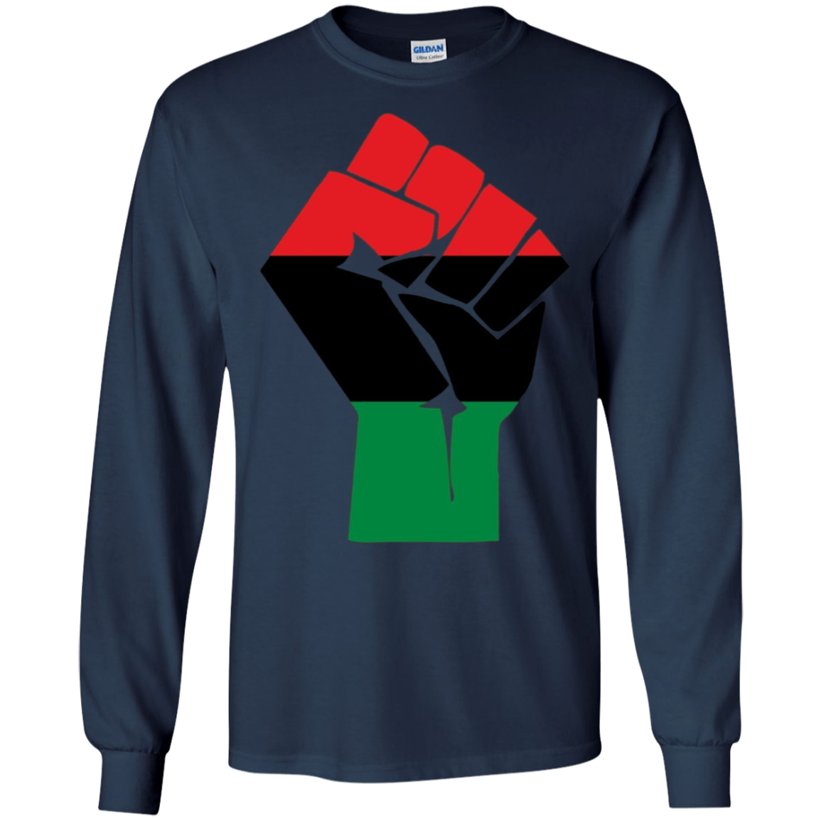 Afro-American Fist salute Shirt African Heritage Symbol Tee