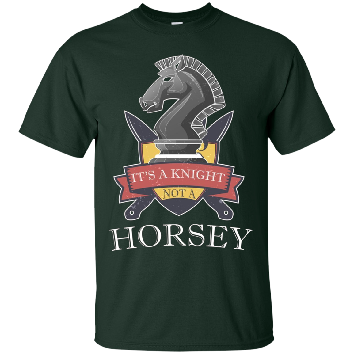 Witty Chess Piece Tees - It's A Knight, Not A Horsey T-Shirt