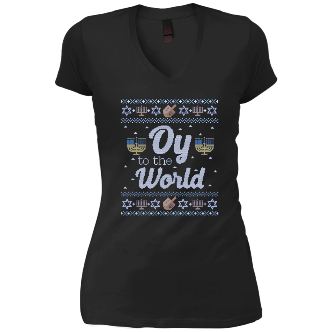 Funny Hanukkah Sweater Long Sleeve Shirt, Oy to the World