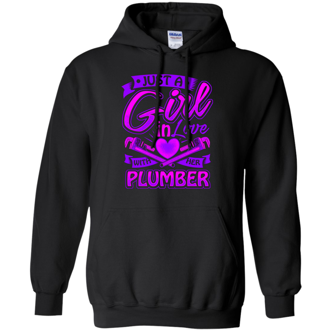 A Girl on love with her Plumber t shirt for Plumbers Wife