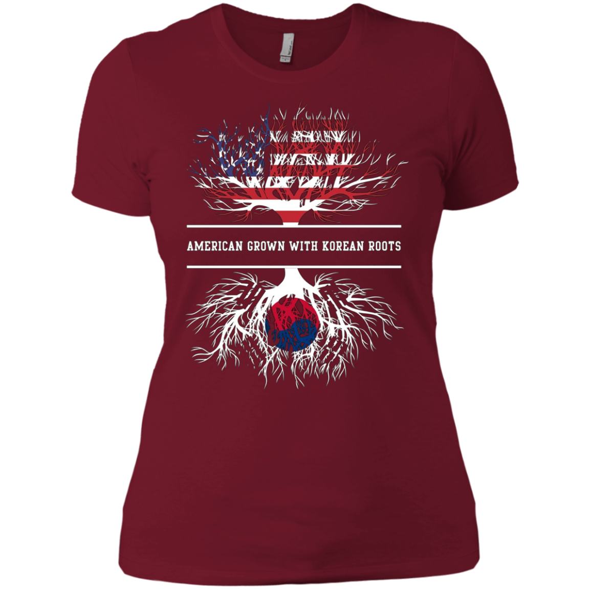 American Grown With Korean Roots T-Shirt South Korea Tee