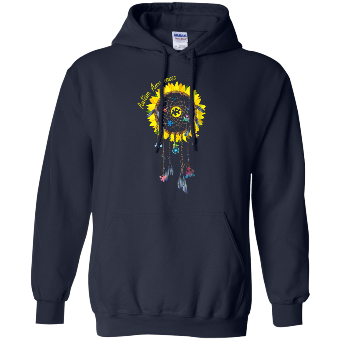 Autism Awareness Sunflower Dreamcatcher T-shirt
