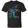 Image of Chemises autisme - Ruban de sensibilisation à l’autisme T-shirts Maman/ Papa / Kid