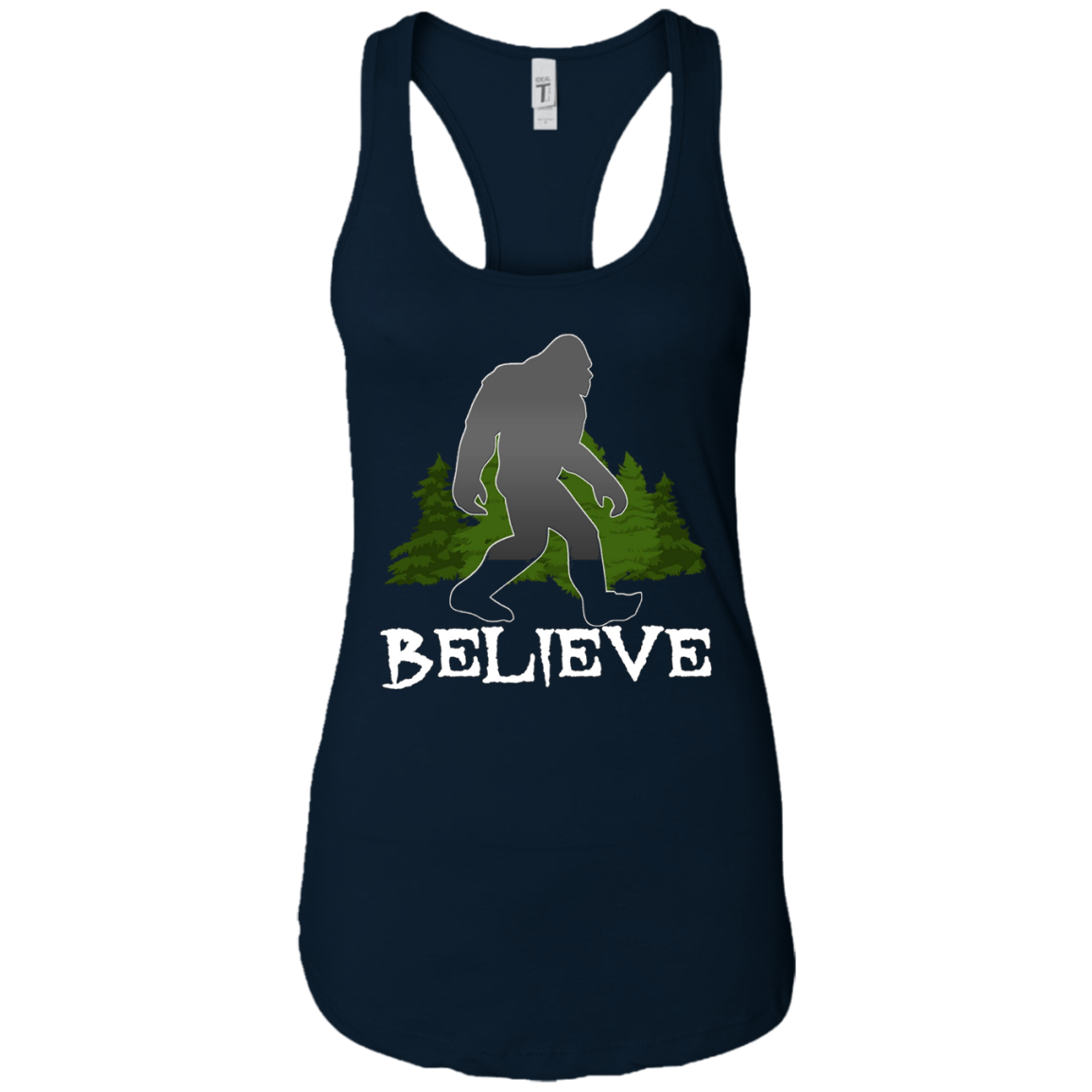Bigfoot, Sasquatch, Yeti, I Believe Tshirt, Silhouette