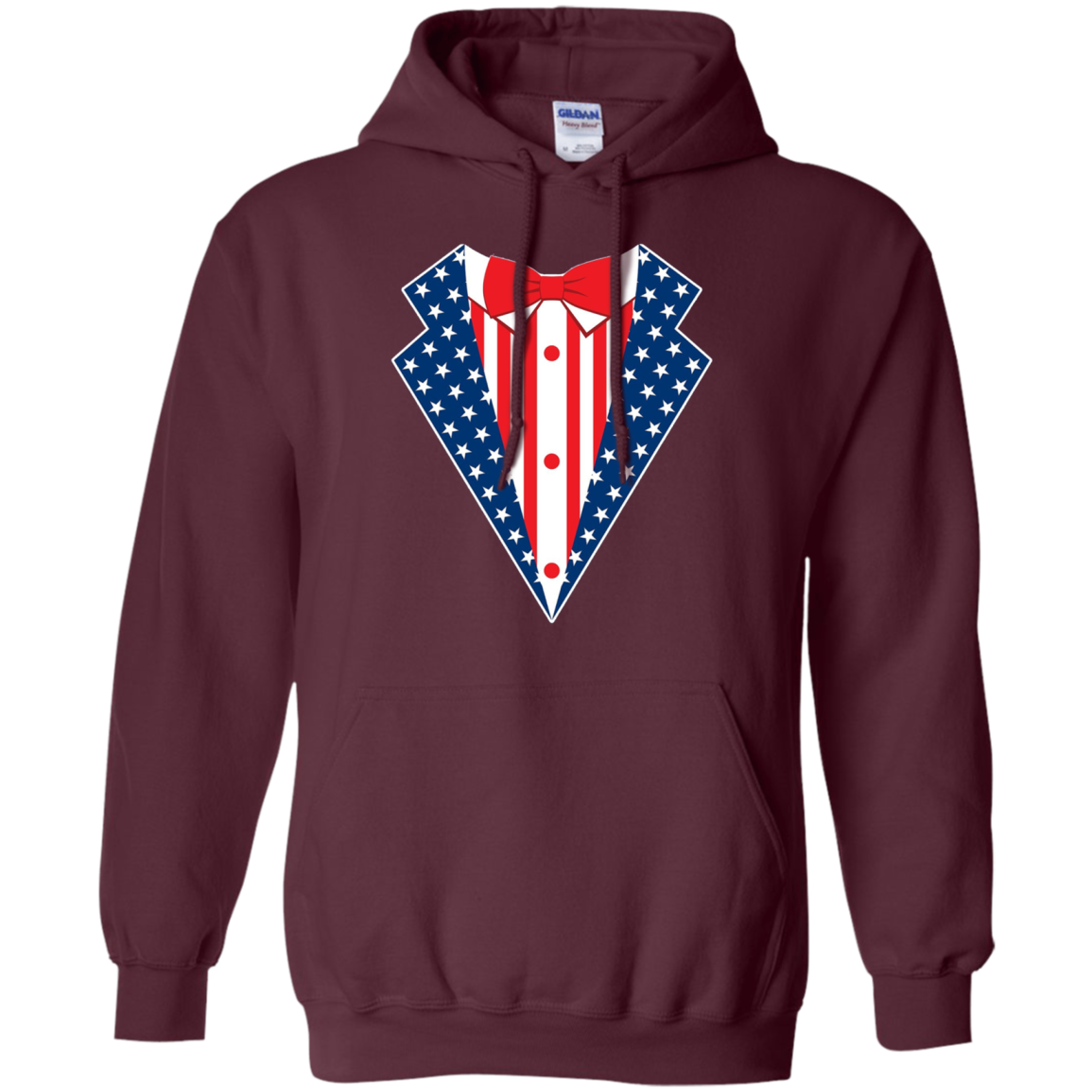 4th of July USA Tuxedo T-shirt