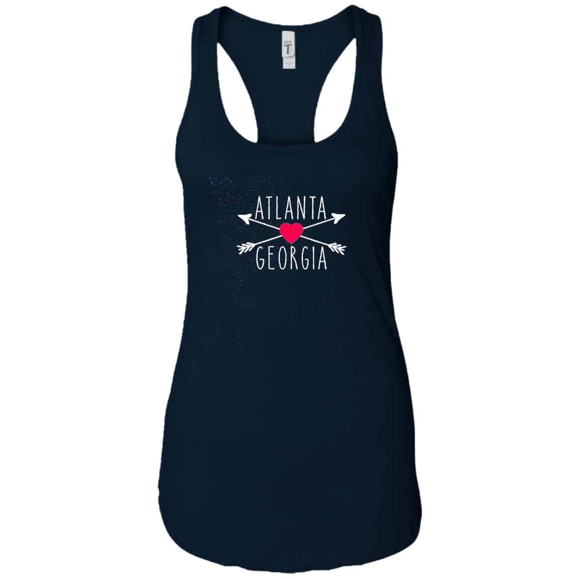 Atlanta GA Hearts and Arrows Tshirt by Scarebaby