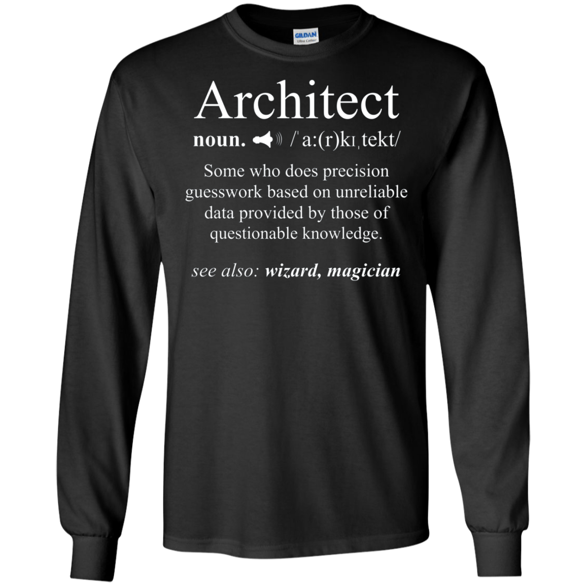 Architect Definition T-Shirt - Funny Cool Architecture Gift