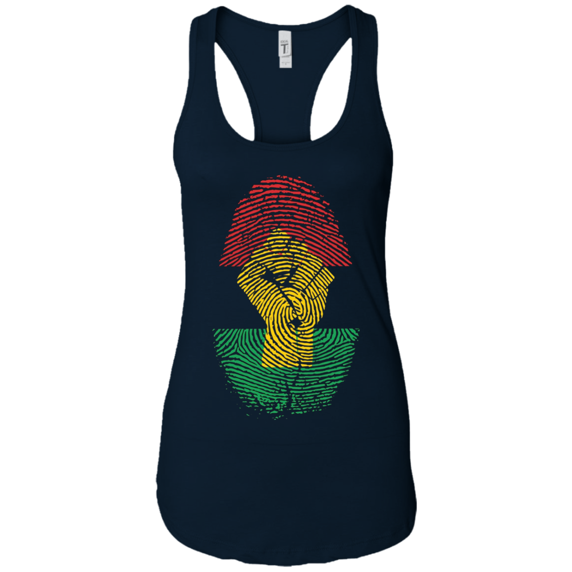 African Pride Fingerprint Black History T-Shirt