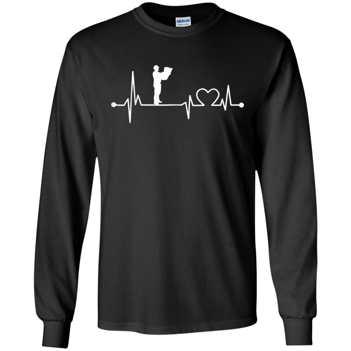 Architect Heartbeat Shirt Funny Architecture Cool Love Gift