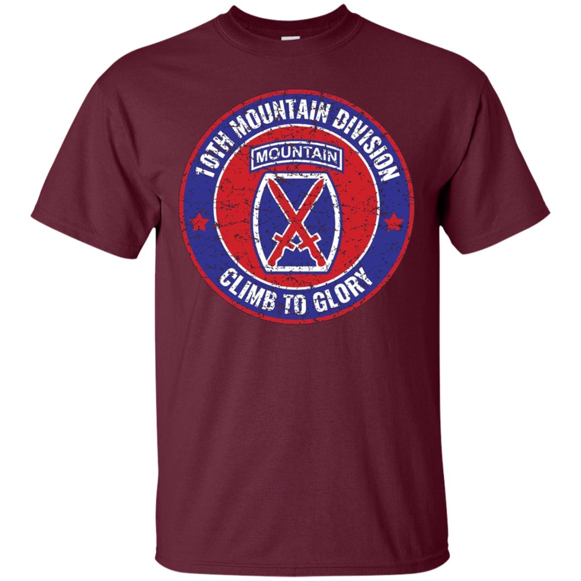 10th Mountain Division T Shirt Climb To Glory 20550
