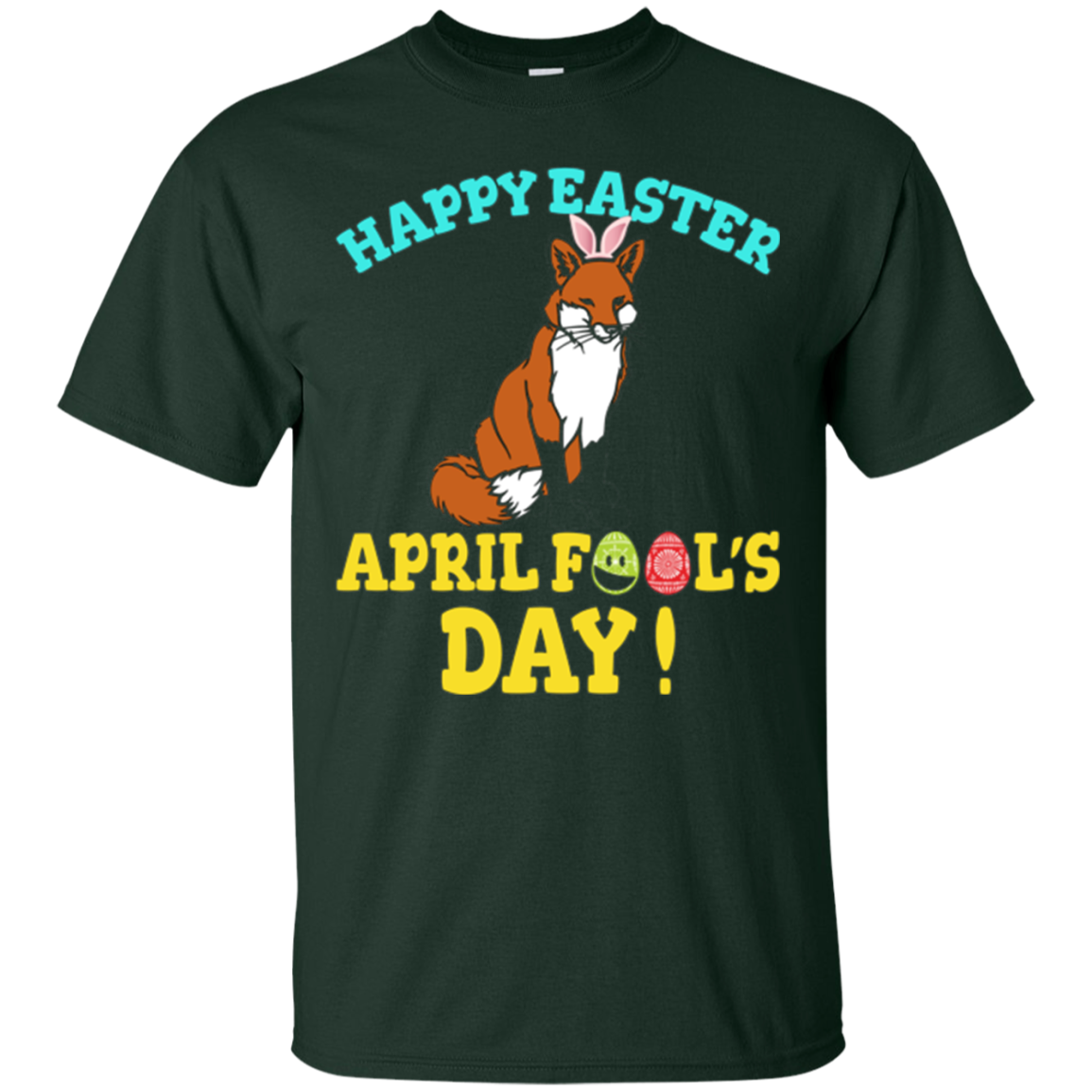 Funny happy Easter April fool's day foxes T-shirts Tees