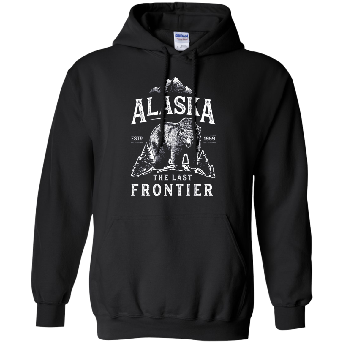 Alaska T Shirt The Last Frontier Bear Home Men Women Gifts