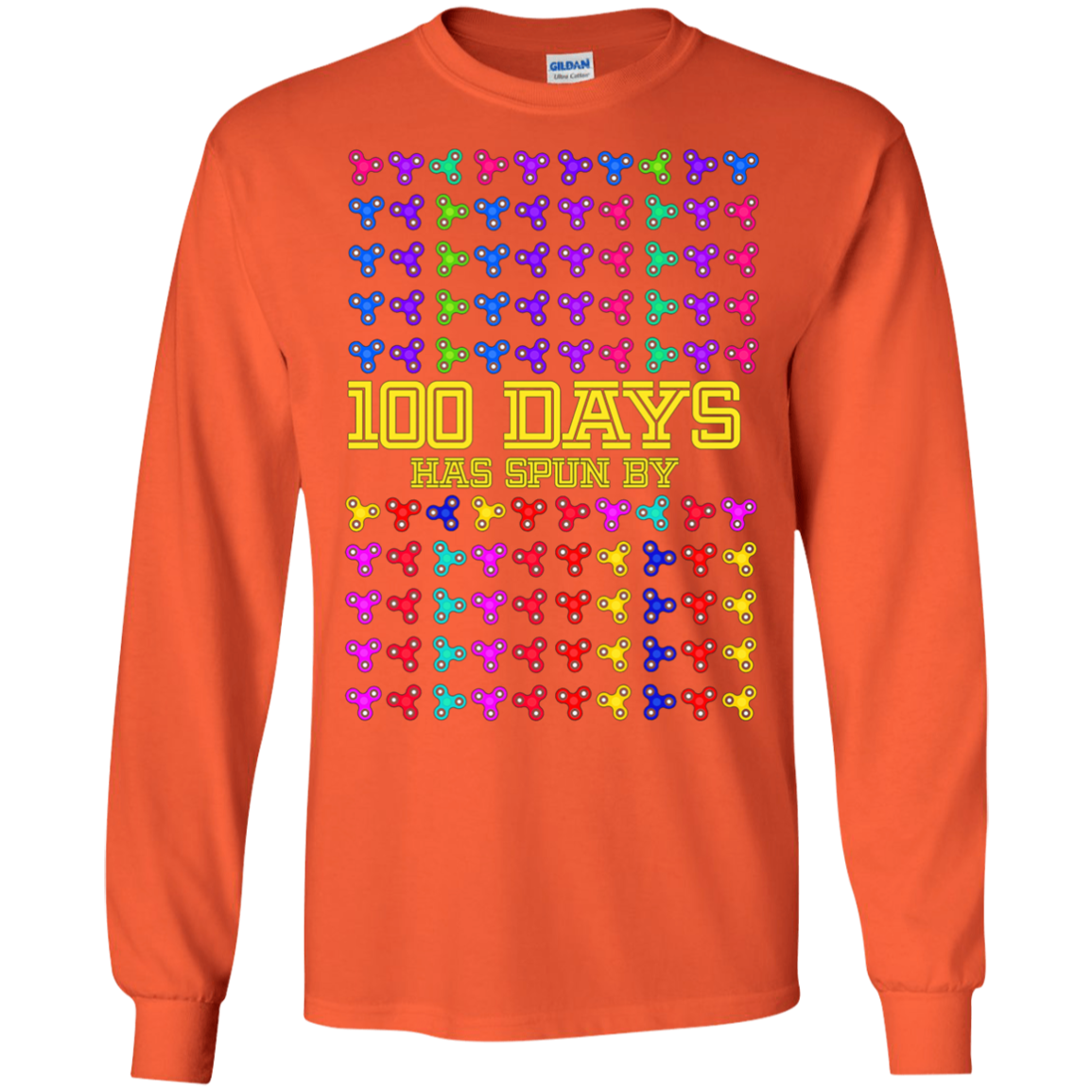 100 Days of School TShirt - Fidget Spinner Shirt