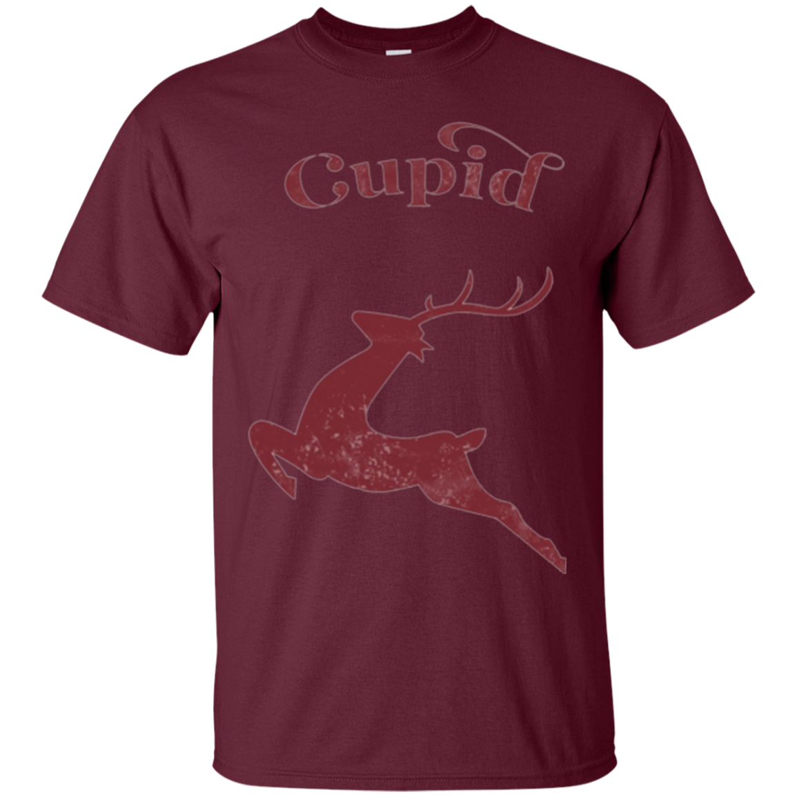 Santa Reindeer T-Shirt of Cupid