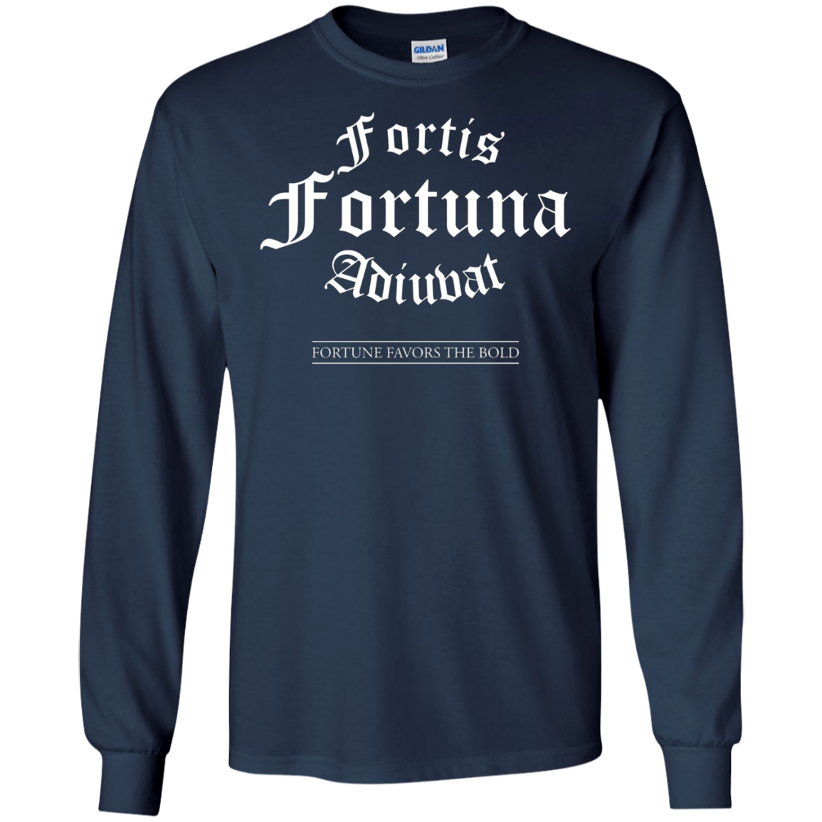 "Fortis Fortuna Adiuvat" Latin Quote T-Shirt