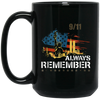 Image of Always Remember 9/11 Patriot Day Memorial Tshirt