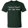 Image of Santa Fake News T-Shirt Trump Joke Funny Christmas Gift