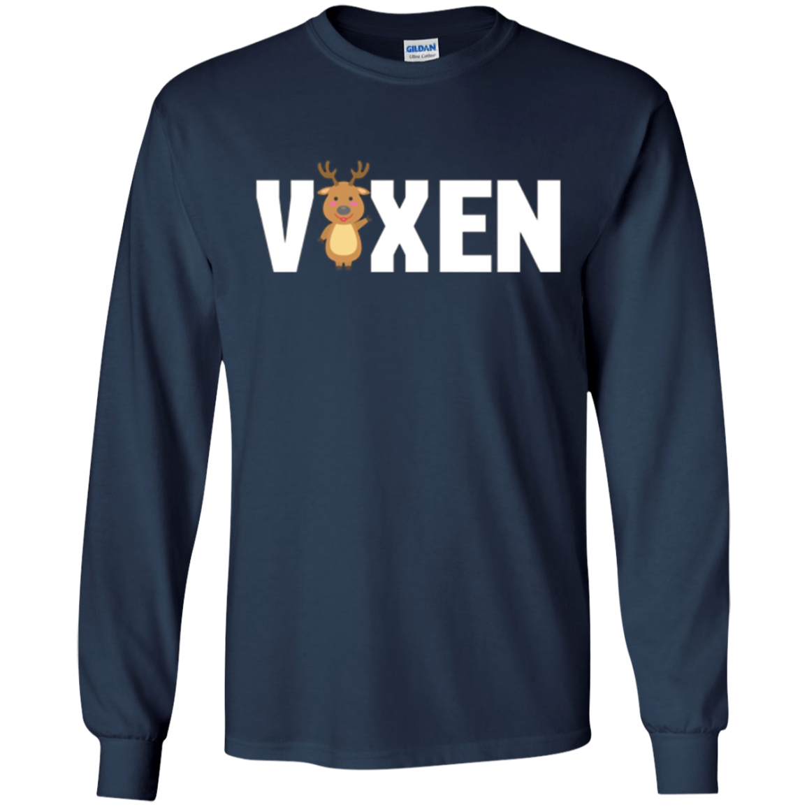 Santa's Reindeer T-shirt - Vixen Christmas Reindeer