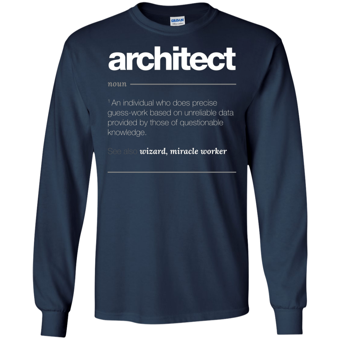 Architect Definition T Shirt - Funny Job Gift Tee