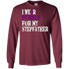 Image of Alzheimer's Awareness Tshirt I Wear Purple For My Stepfather