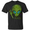 Image of Alien Peace Cool Funny T-Shirt Cute UFO Lover Birthday Gift