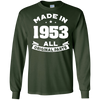 Image of Age Shirt Made in 1953 65th Years Old 65 Birthday Gift