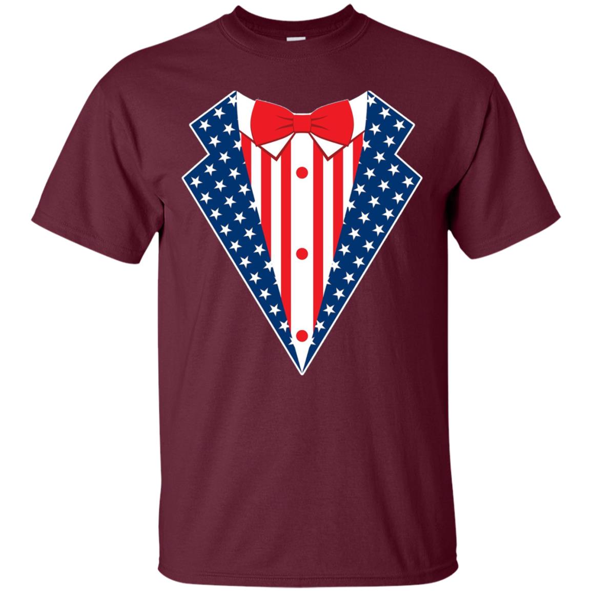 4th of July USA Tuxedo T-shirt