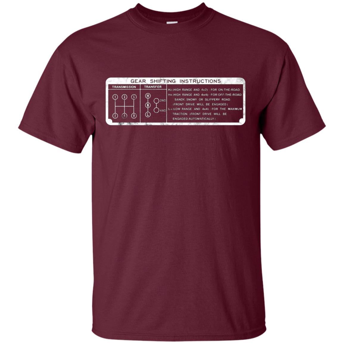 4x4 Gear Shifting Instructions Twin Stick Long Sleeve Shirt