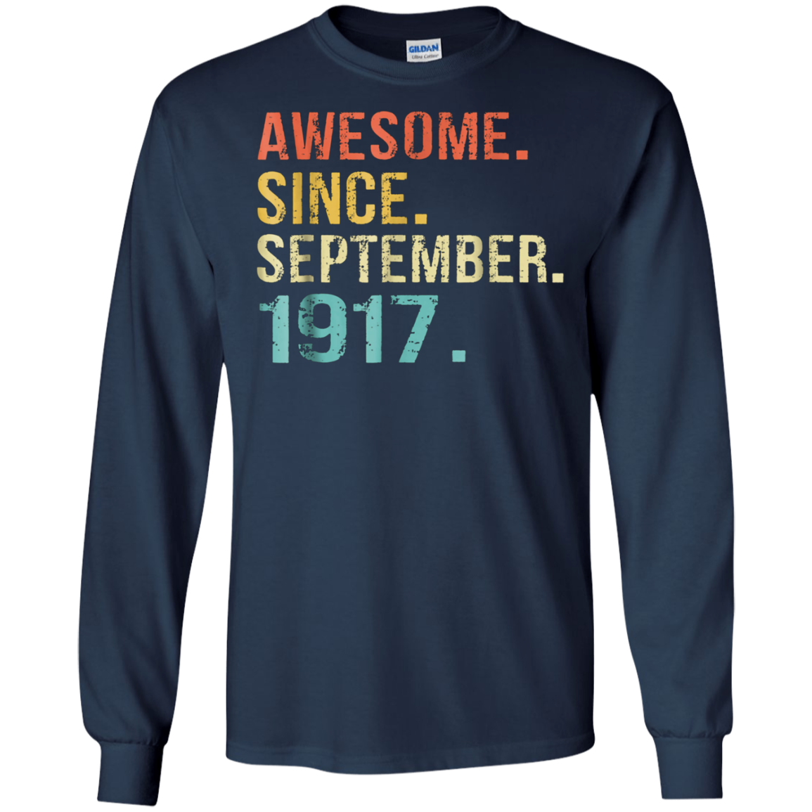 101st Birthday gift 101 Years Old Awesome Since September